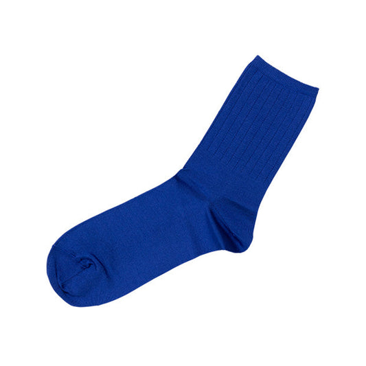 Hakne Smooth Silk Socks, Lapis Lazuli