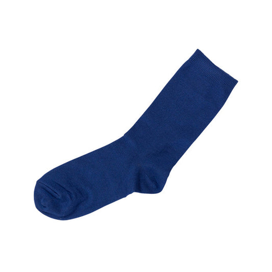 Hakne Merino Wool Ribbed Socks, Lapis Lazuli