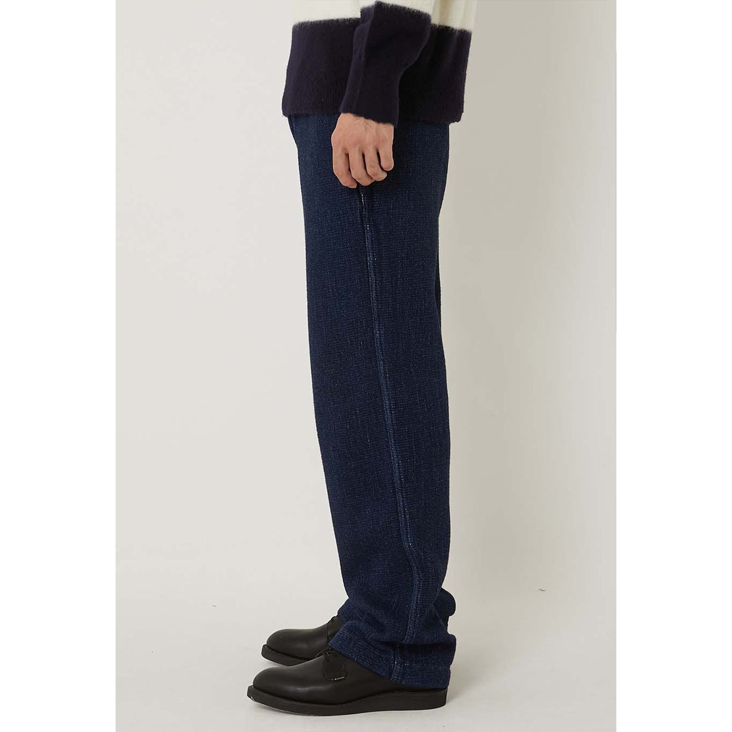 Men's Woven Flow Jacquard Denim French Work Pants