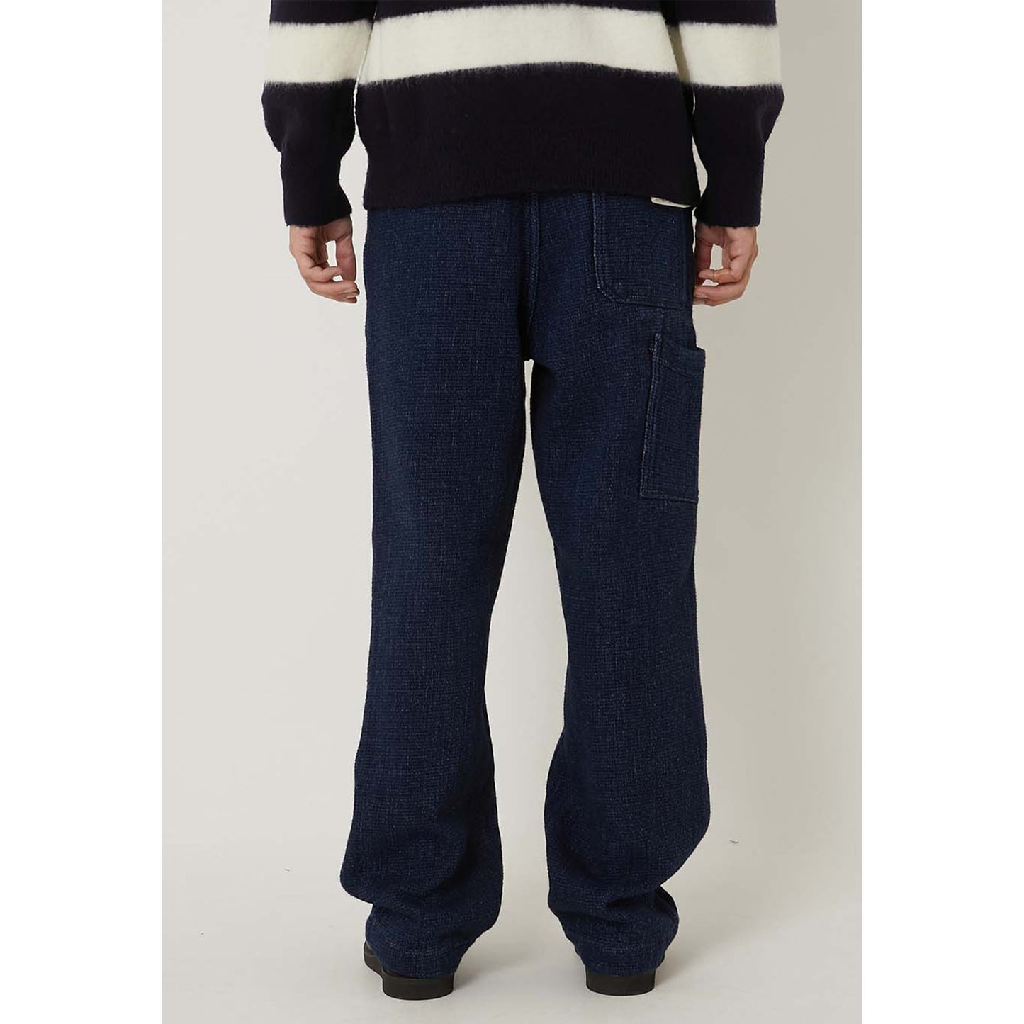 Men's Woven Flow Jacquard Denim French Work Pants