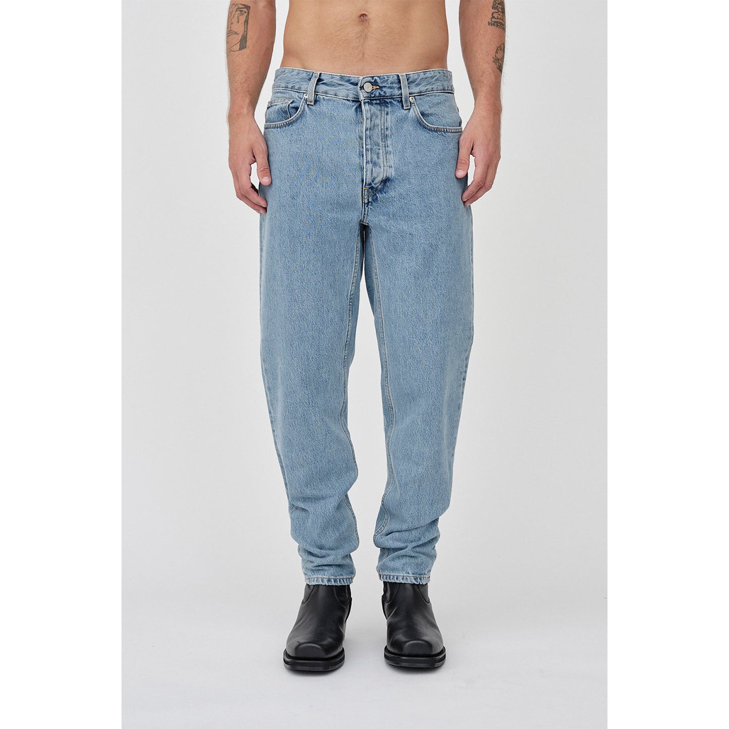 Men's Ben, Distressed Blue Italy