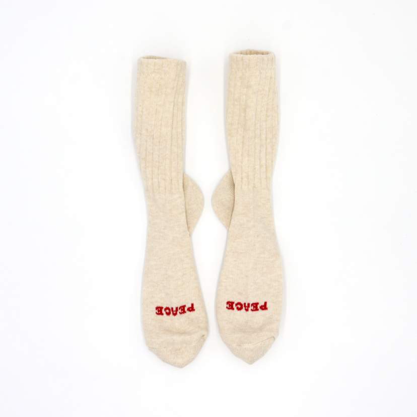Roster Sox Love Socks, Beige