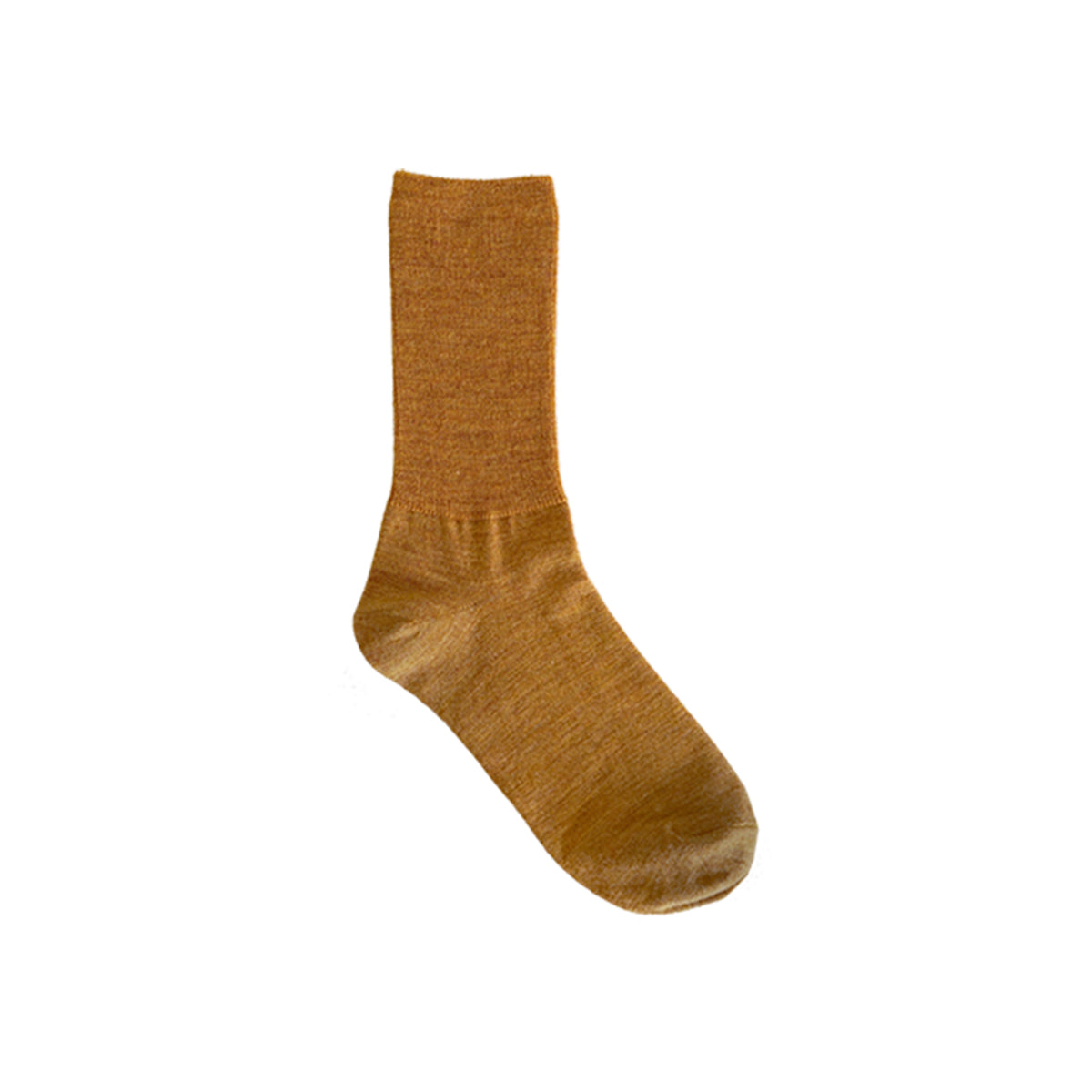 Hakne Merino Wool Ribbed Socks, Amber