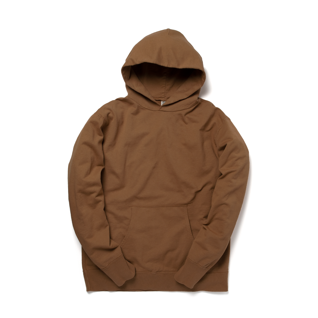 Riding High 7.5oz USA French Terry Parka, Smoke Brown