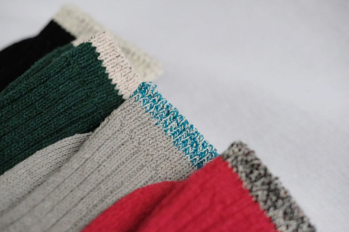 Nishiguchi Kutsushita Silk Cotton Socks, Black