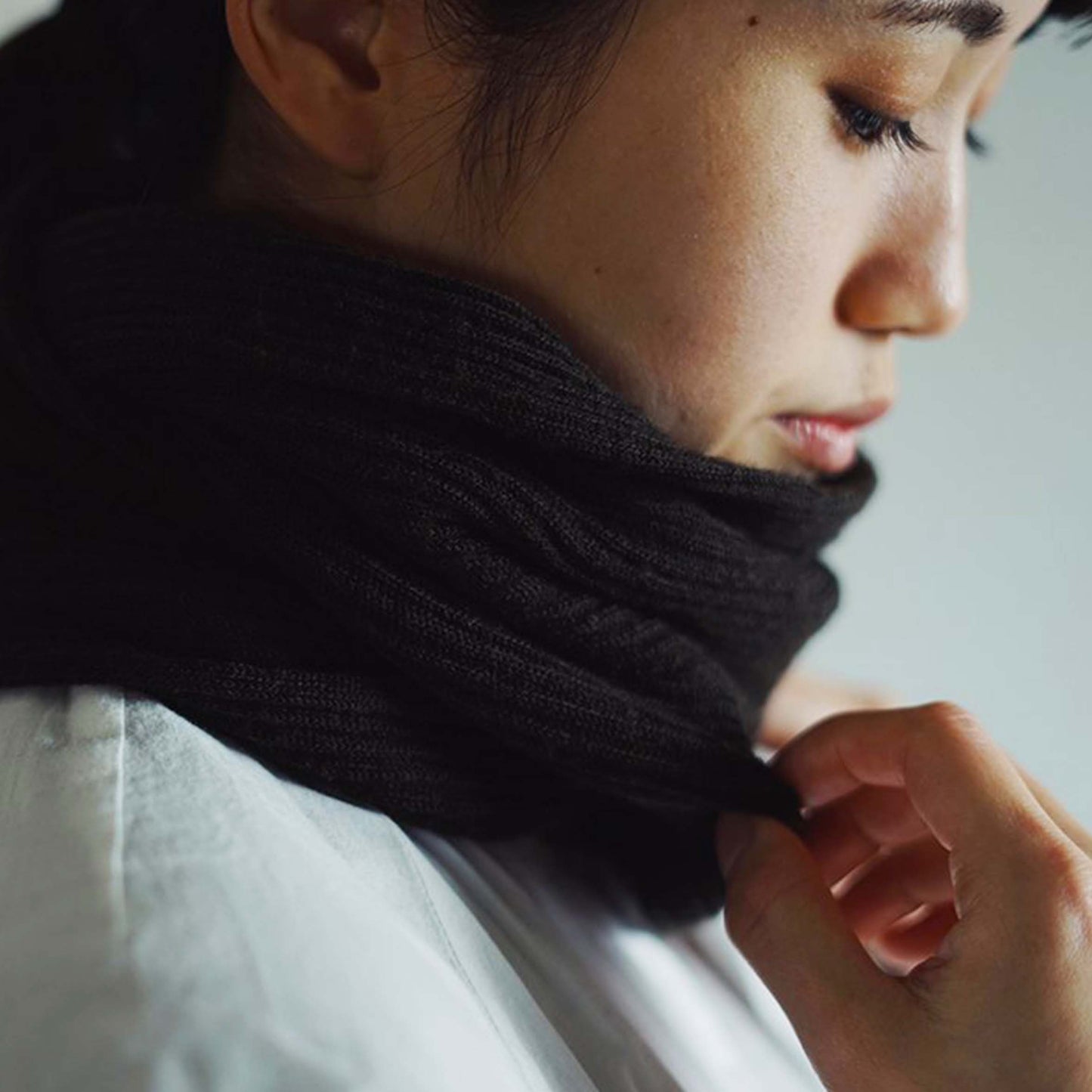 Memeri Merino Wool Snood, Brown