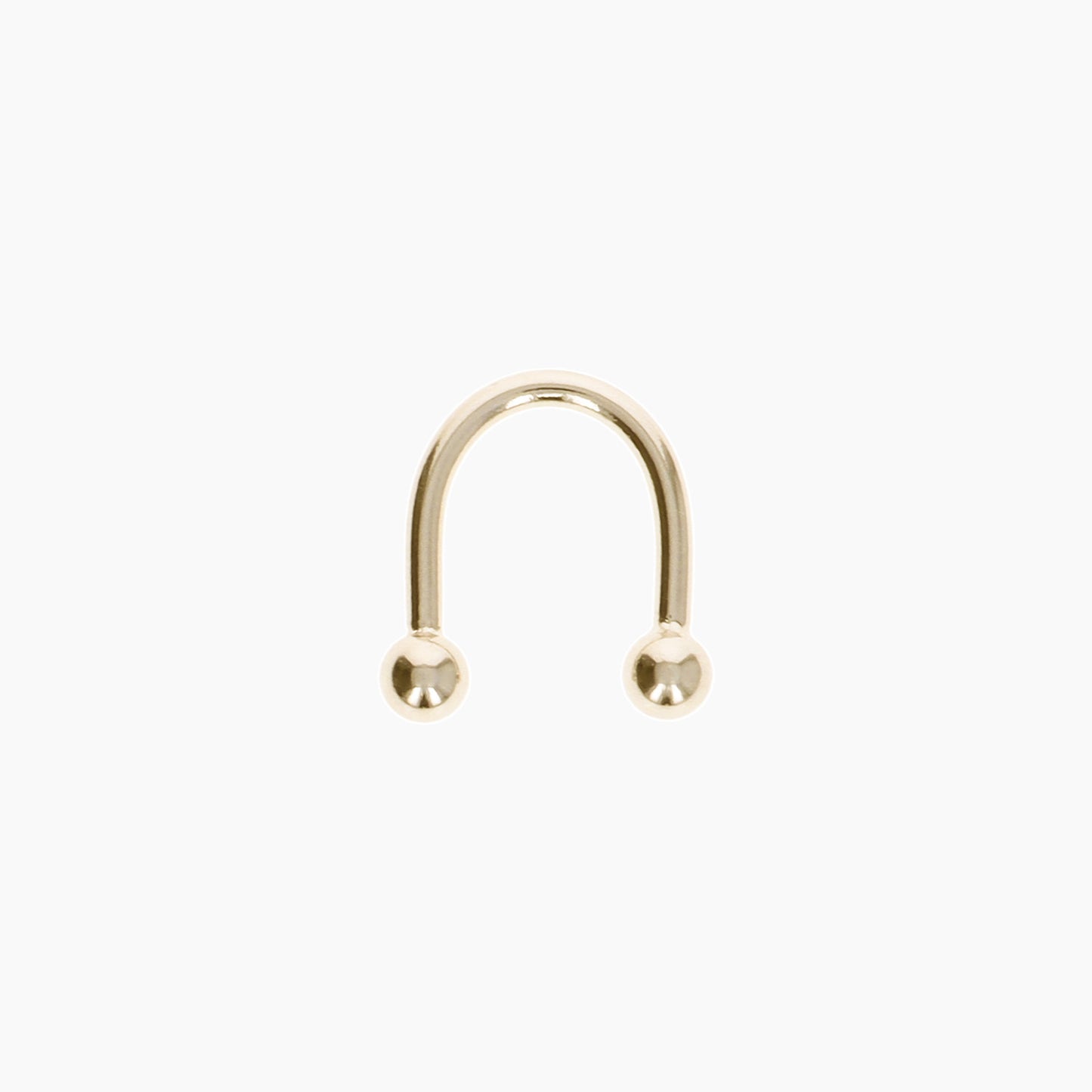 Justine Clenquet Demi Ring, Pale Gold