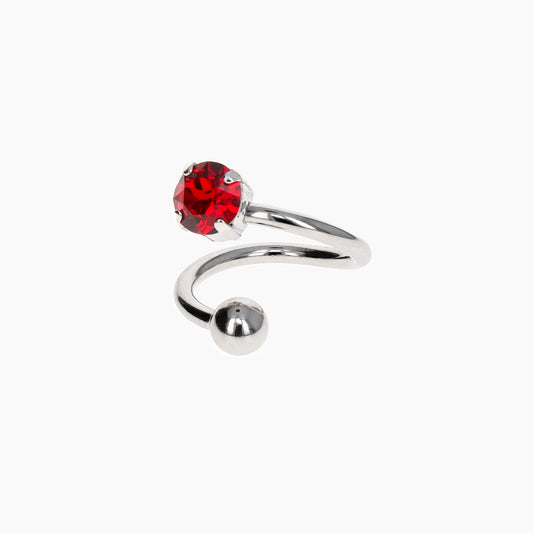Justine Clenquet Jackie Ring, Red