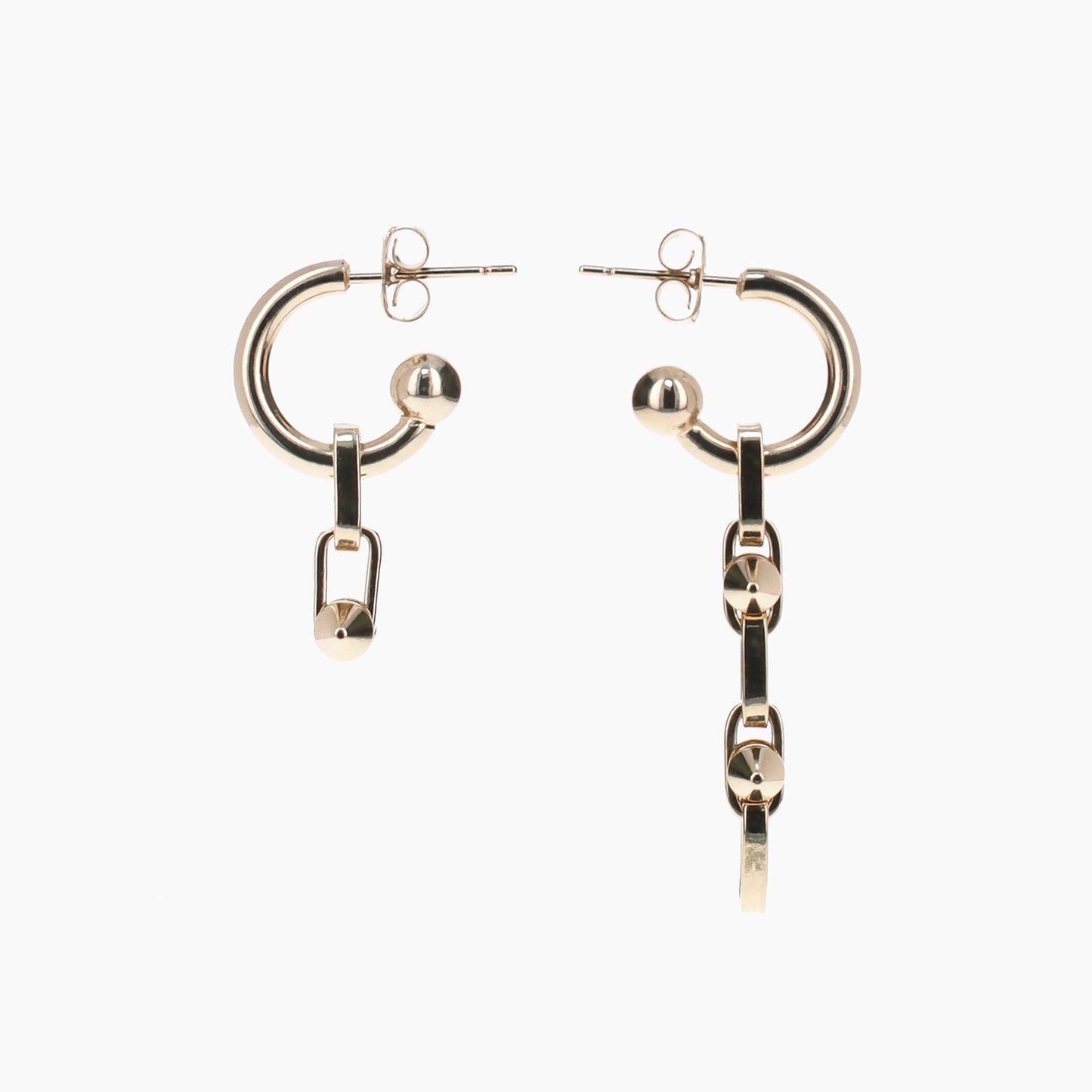 Justine Clenquet Nomi Earrings, Pale Gold