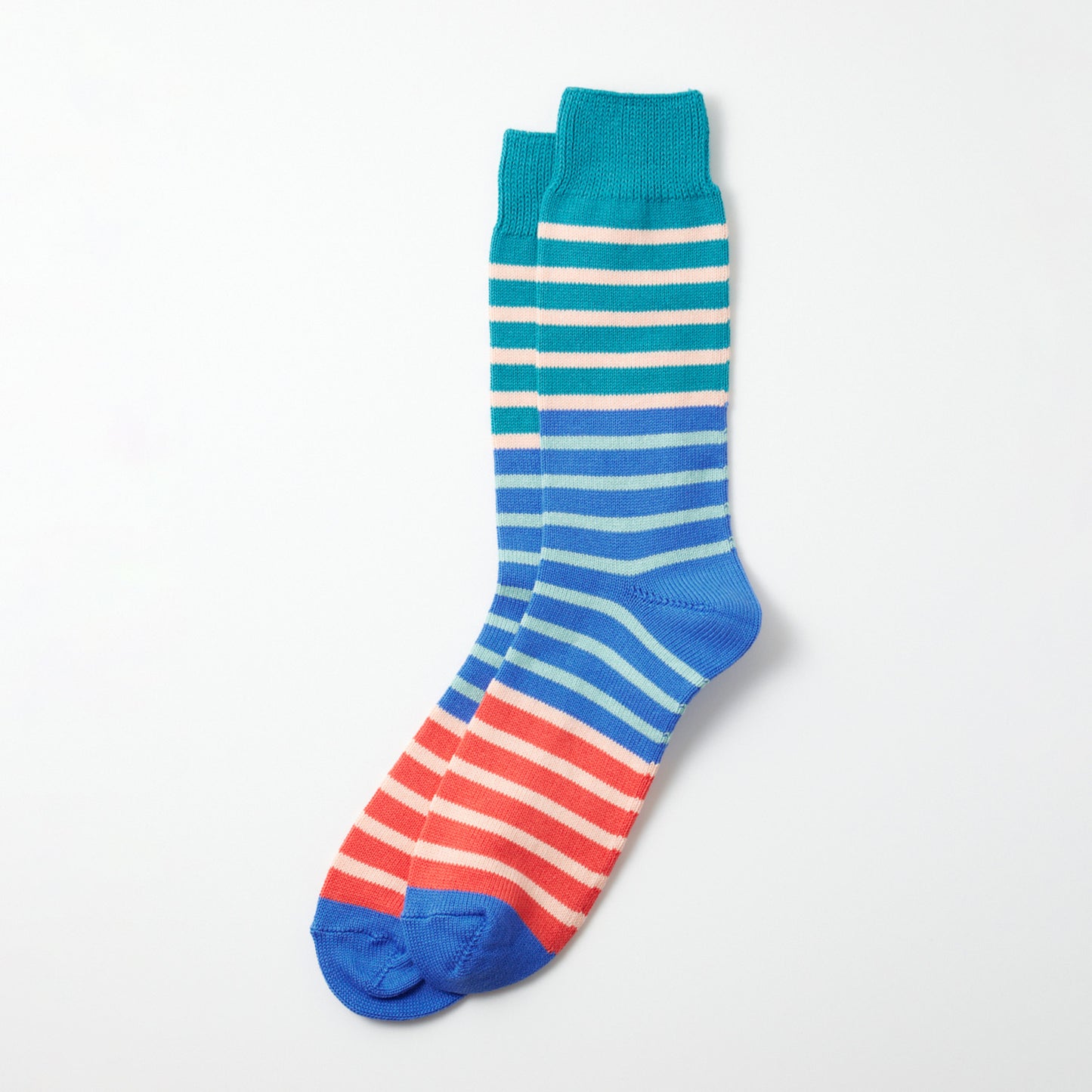 Multi Marine Stripe Socks, Multi