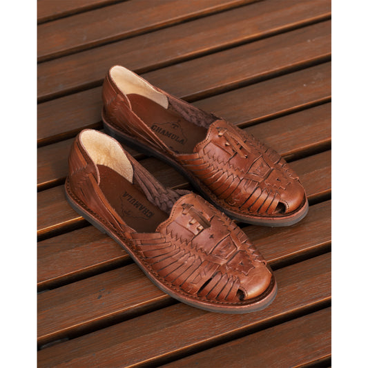 Uxmalan Sandals, Brown