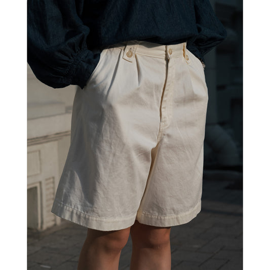 Women's Gurkha Shorts, White