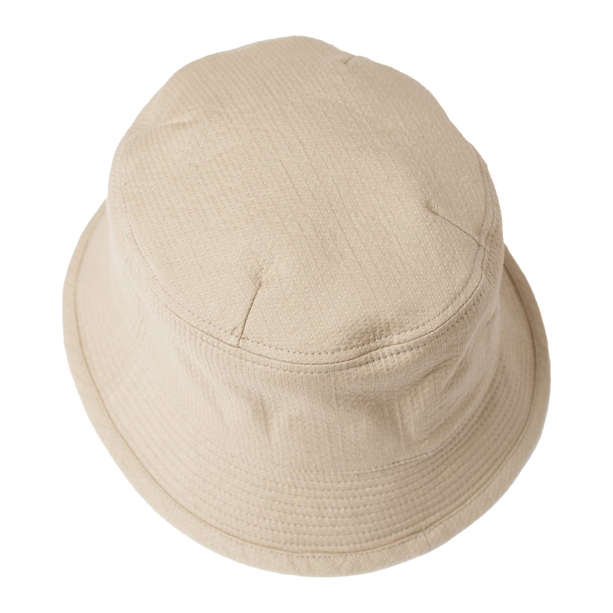 Stitch Dobby Bucket Hat, Beige