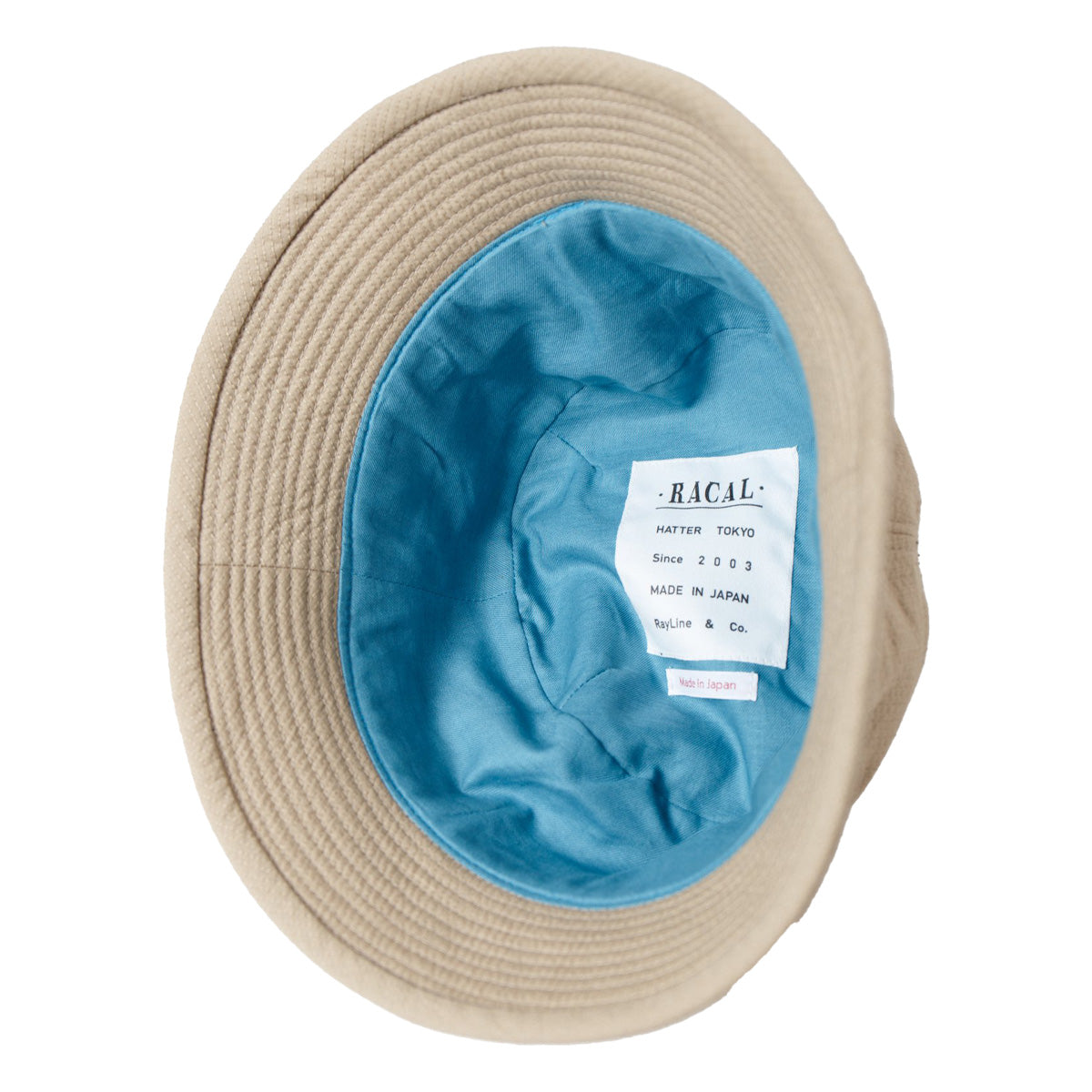 Stitch Dobby Bucket Hat, Beige