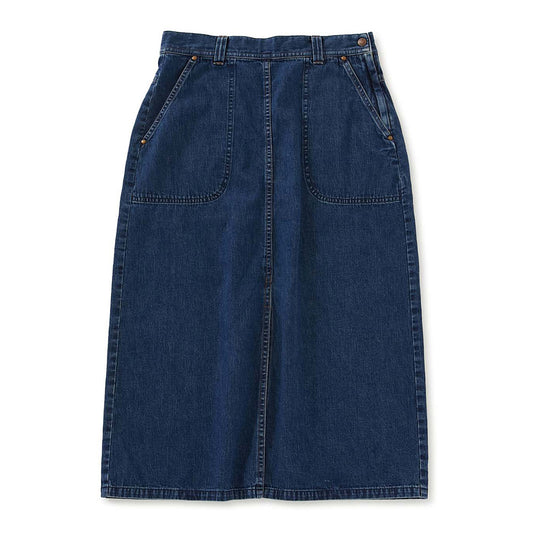 Women's Selvedge Light Denim Washed Ranch Skirt