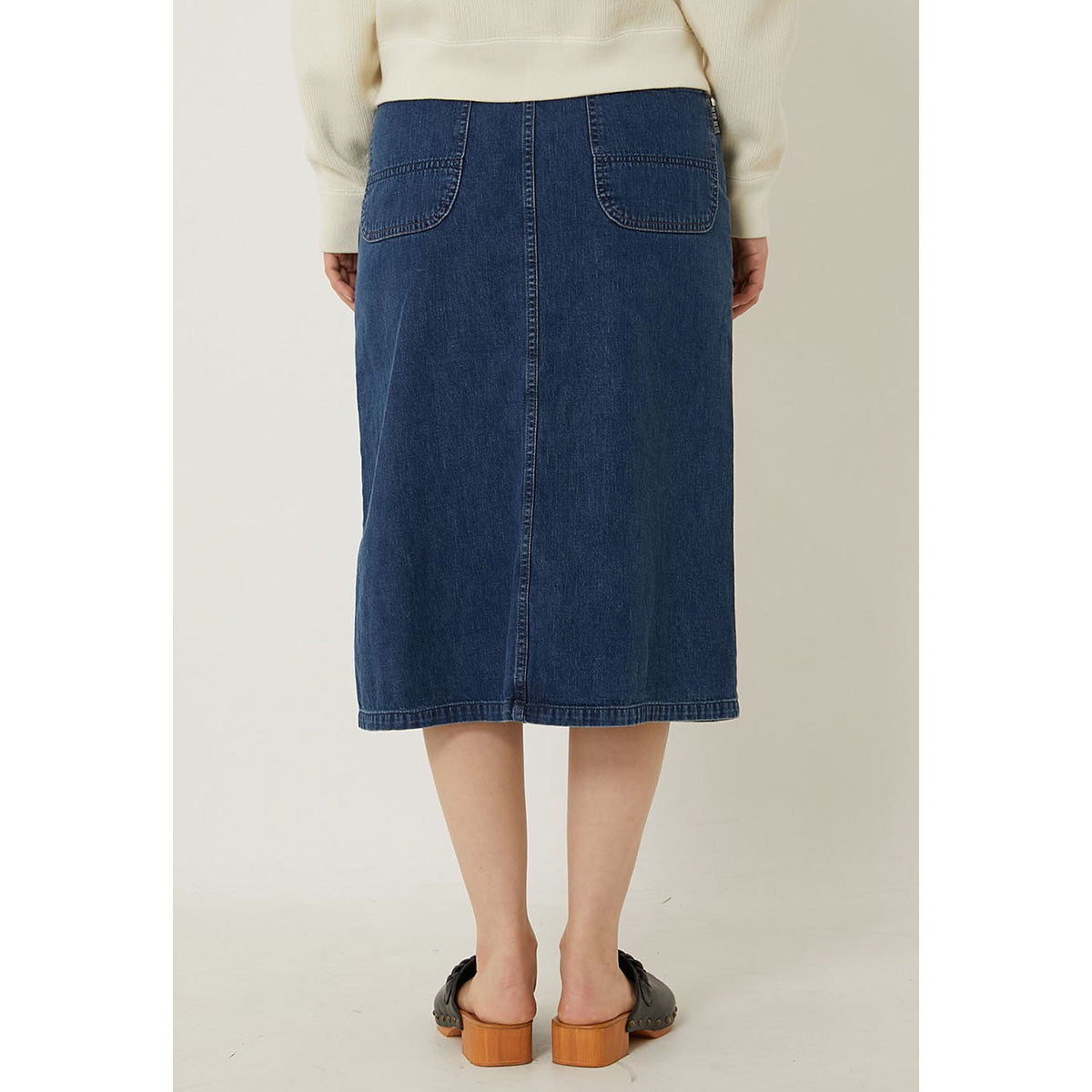 Women's Selvedge Light Denim Washed Ranch Skirt