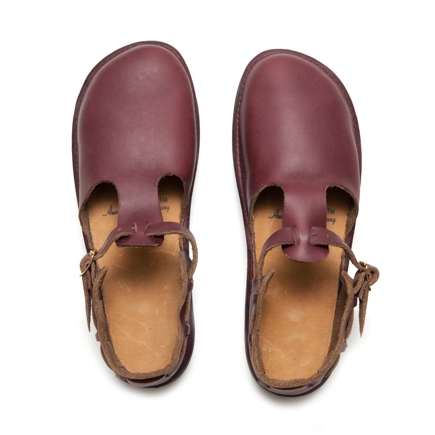 *Pre-Order* Women's T-Strap, Burgundy