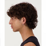 Justine Clenquet Ethan Earrings, Palladium