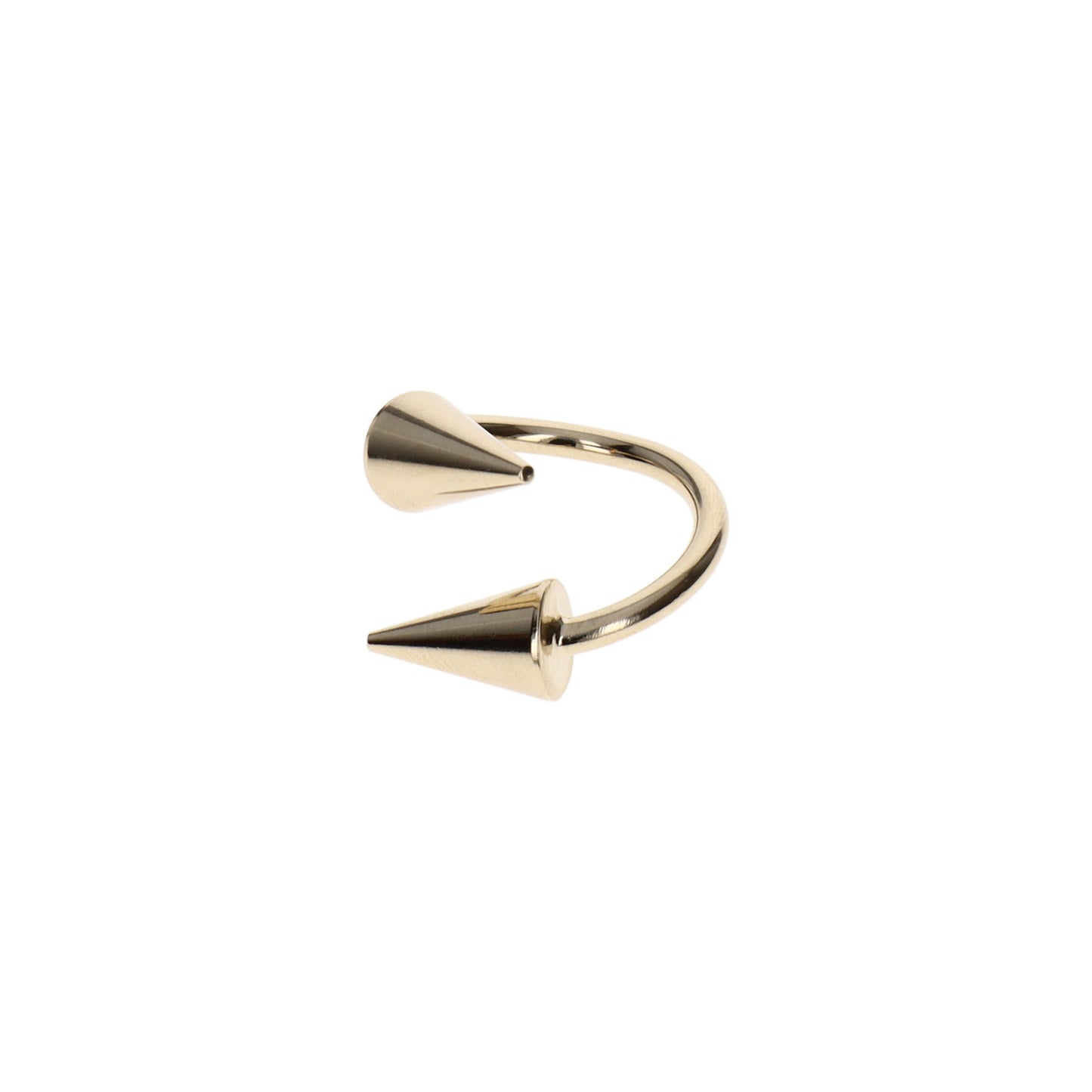 Justine Clenquet Rose Ring, Pale Gold
