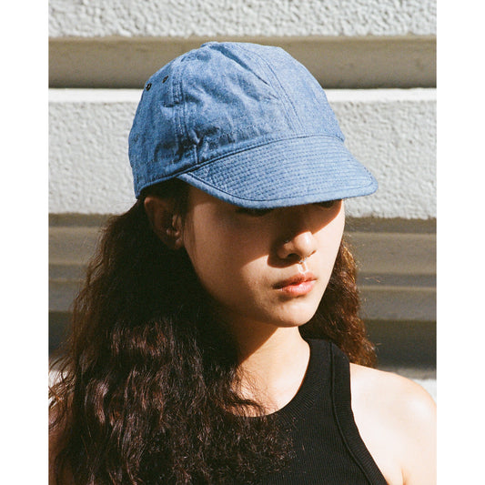 6oz Chambray Army Cap, Indigo