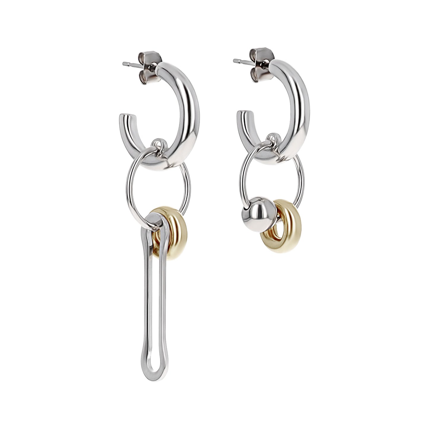 Lea Earring, Gold & Palladium