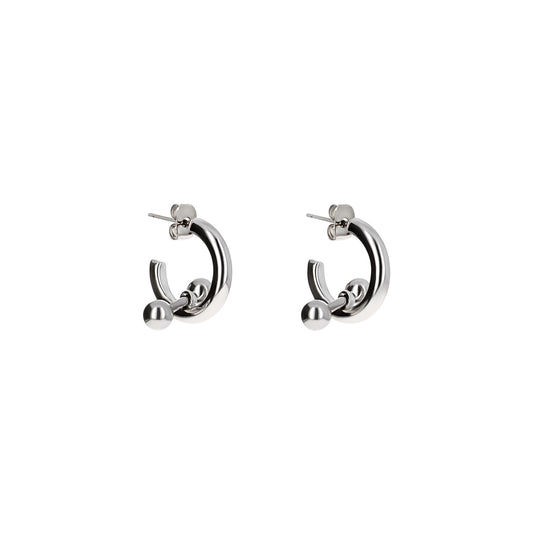 Louisa Earring, Palladium