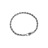 Laura Lombardi Silver Rope Chain Bracelet