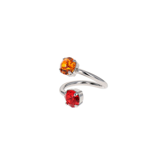 Bless Ring, Orange/Red