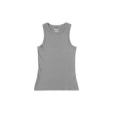 Organic Basics Rib-Flex Tank Top, Grey Melange