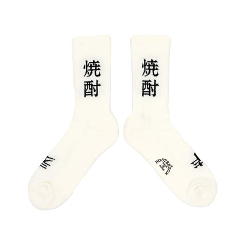 Roster Sox Shochu Socks, White
