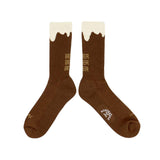 Roster Sox Beer Socks, Brown