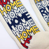 Roster Sox Home Run Socks, White