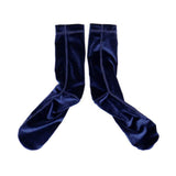 Roster Sox Velour Socks, Navy
