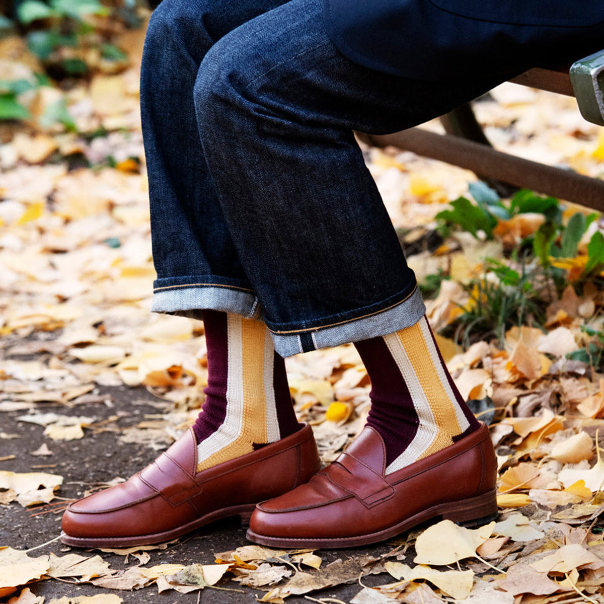 Schoolboy Socks, Bordeaux