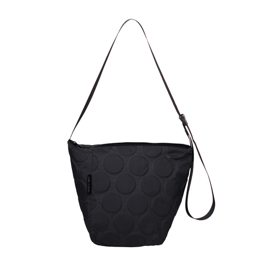 Bag'n'Noun Dots Shoulder S, Black