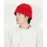 CA4LA Hand Knitted Sailor Hat, Red
