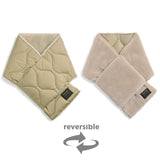 Taion Reversible Down Muffler, Coyote/Beige