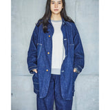 orSlow Women's Loose Fit Denim Coverall