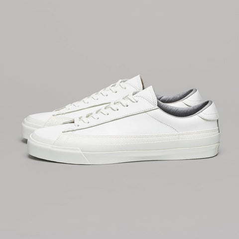 Asahi Belted Low Leather, White