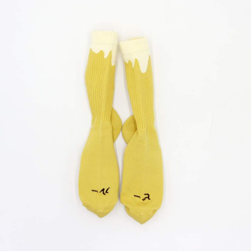 Beer Socks, Yellow