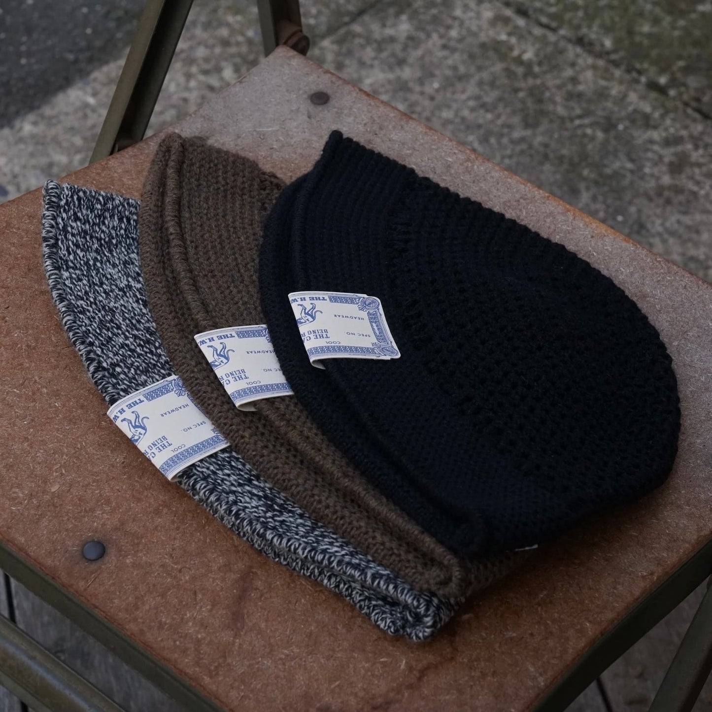 Wool Knit Hat, Black