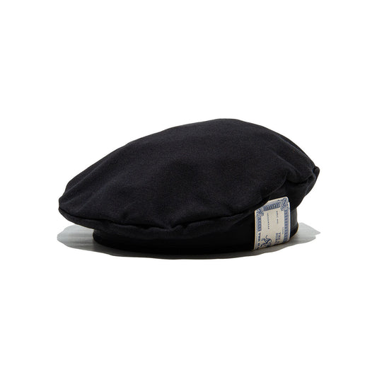 Sweat Disk Beret, Black