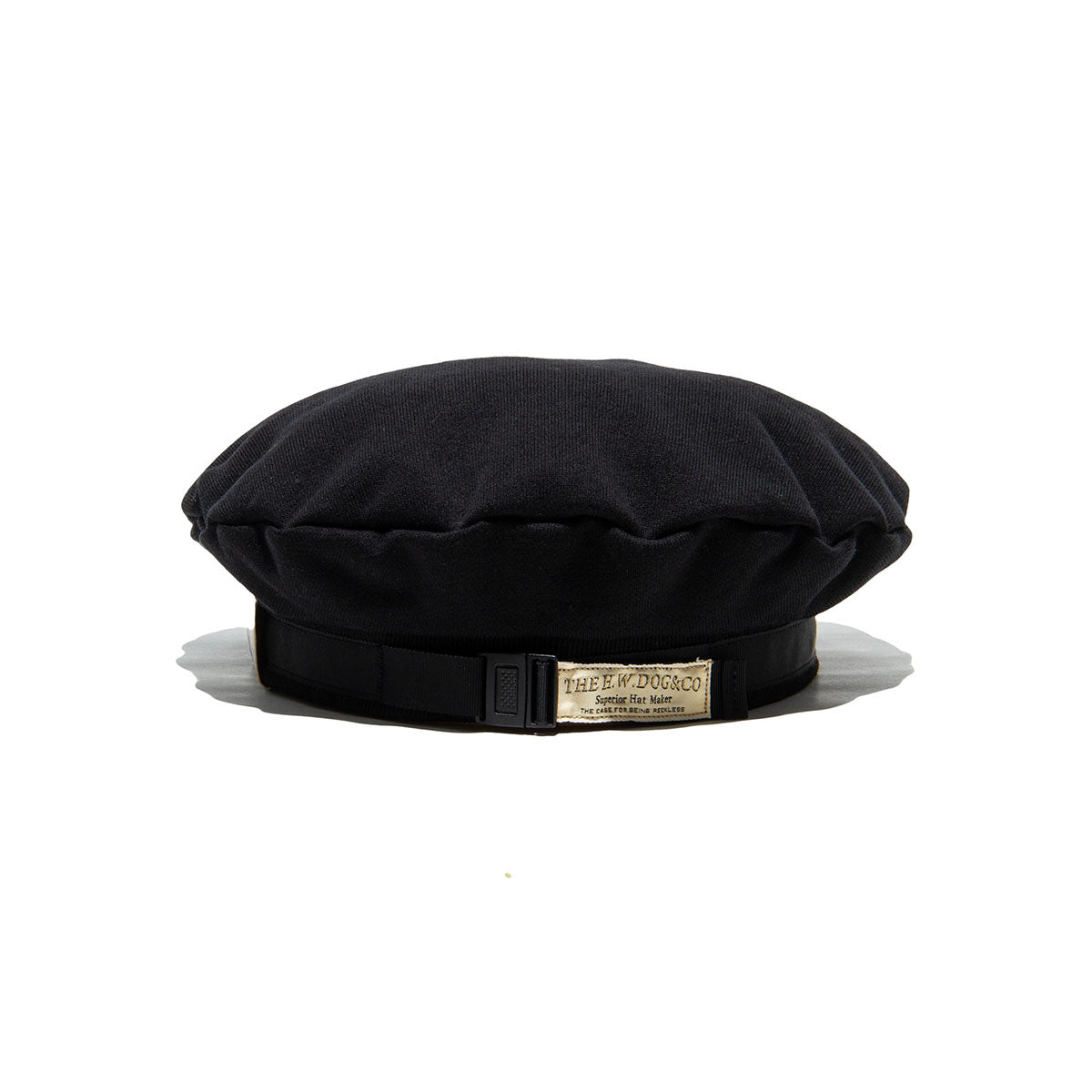 Sweat Disk Beret, Black