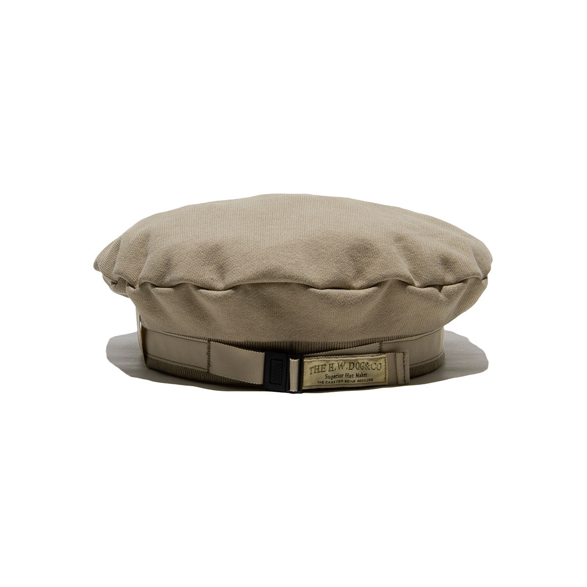 Sweat Disk Beret, Beige