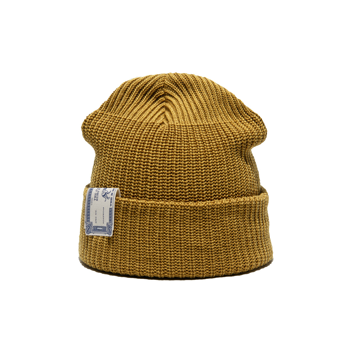 Wool Acryl Dog Watch Cap, Gold