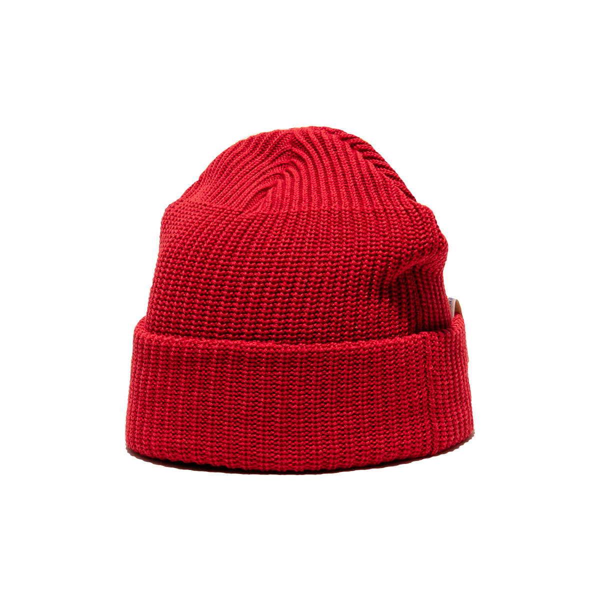 Wool Acryl Dog Watch Cap, Red