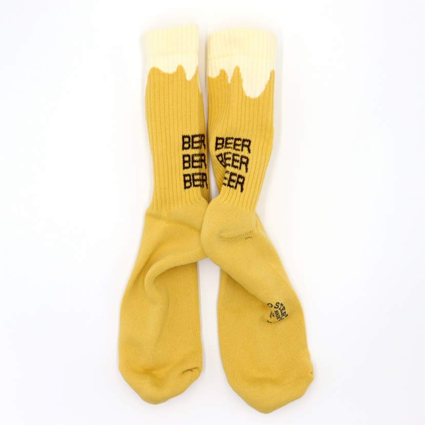 Beer Socks, Yellow