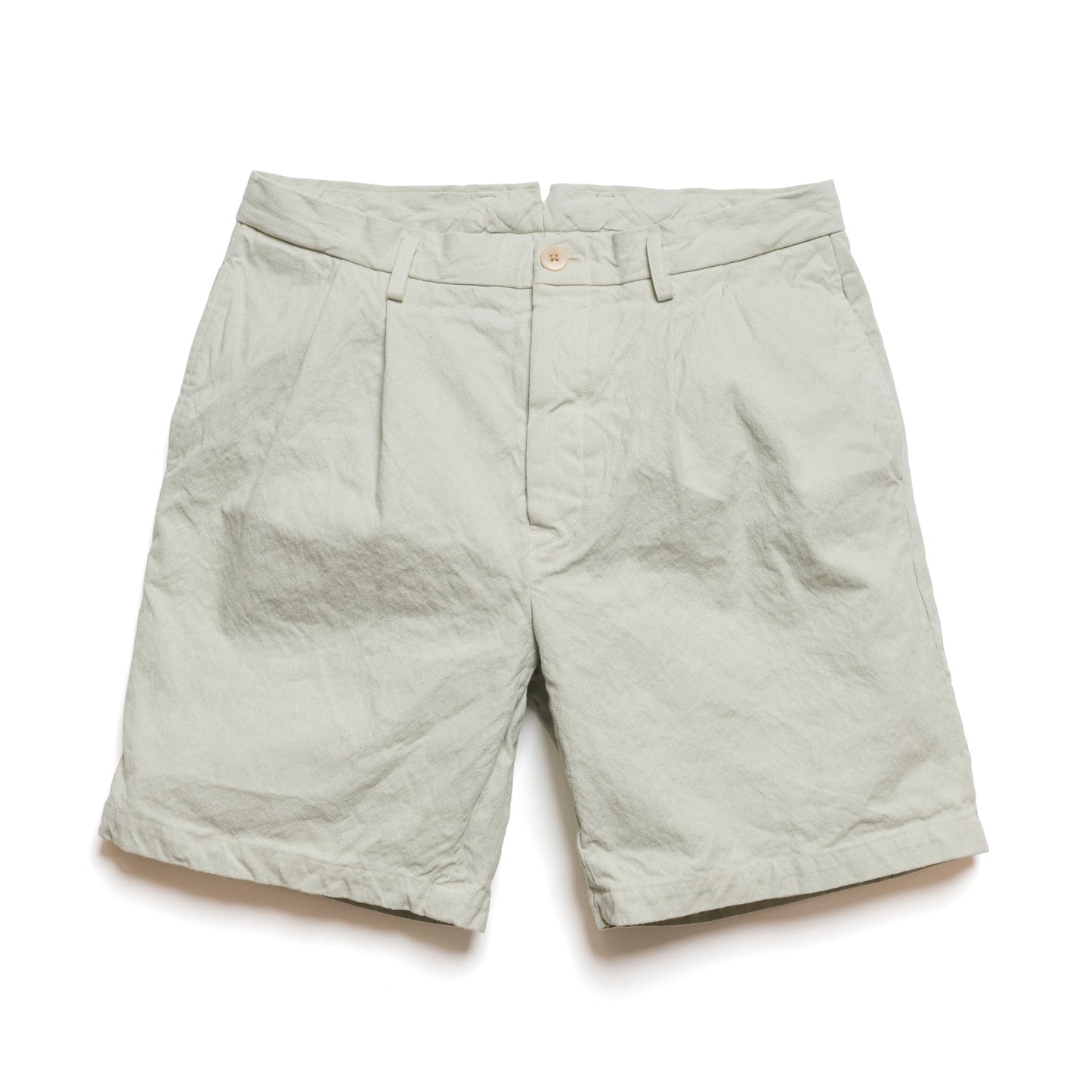 10oz Canvas Two Tuck Shorts, Matcha