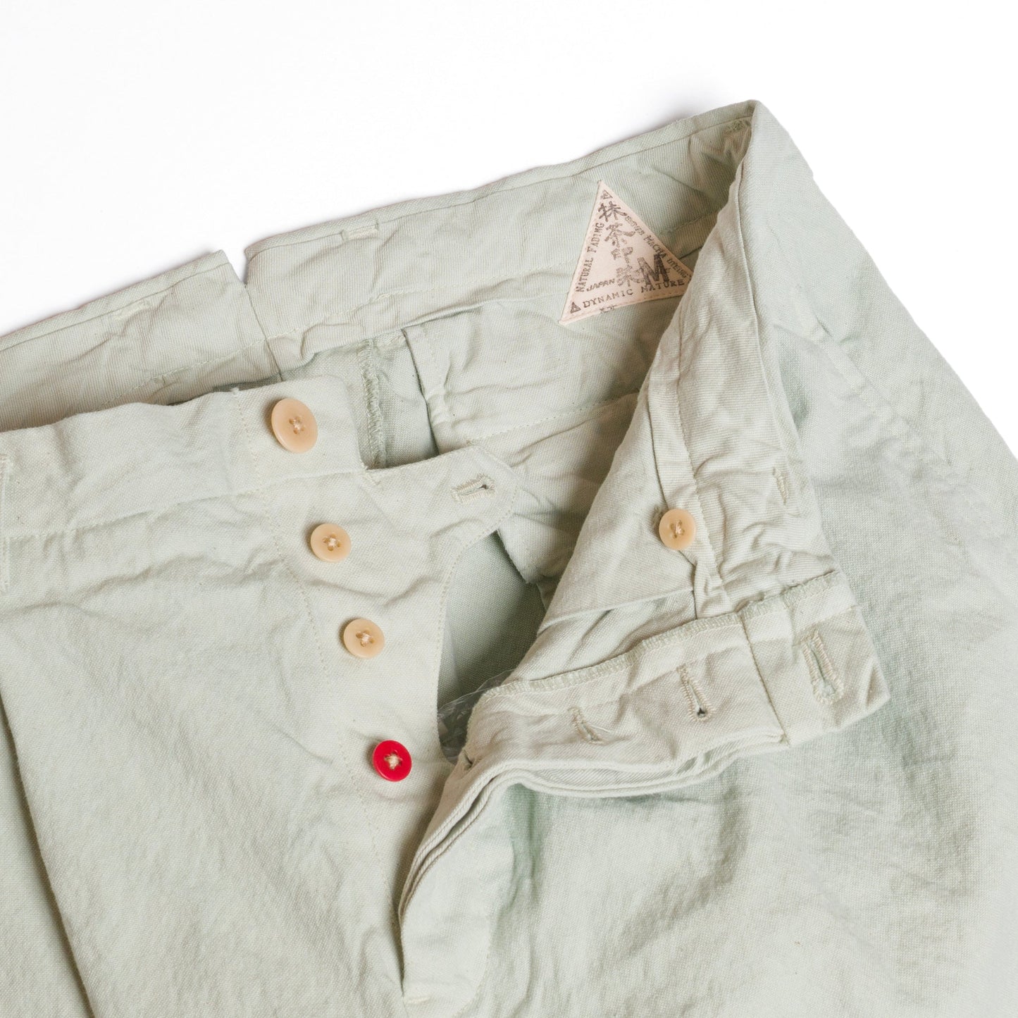 10oz Canvas Two Tuck Shorts, Matcha