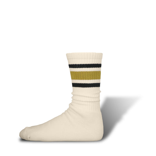 80's Skater Socks, Yellow